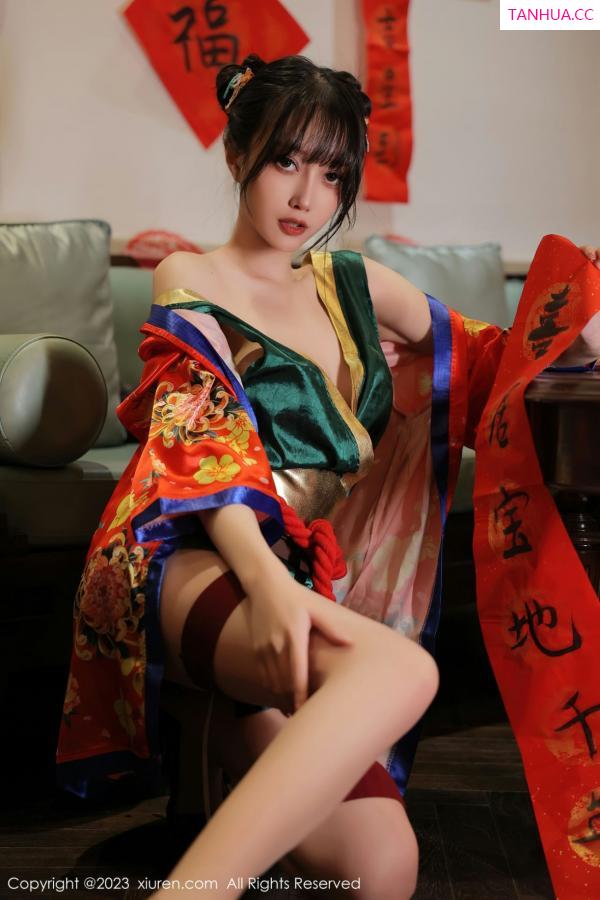 玥儿玥  [XiuRen]高清写真图 2023.01.20 No.6167 玥儿玥er 新春美腿第16张图片